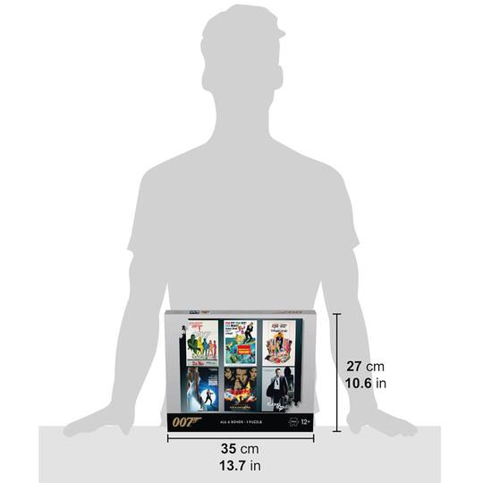 Top Trump® 007 Bond All Six Bonds 1,000 Piece Jigsaw Puzzle